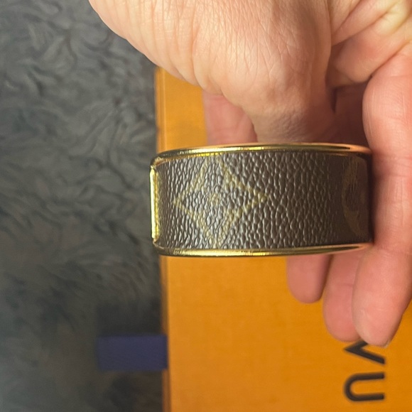 Upcycled Designer Cuff Bracelet - Picture 7 of 8